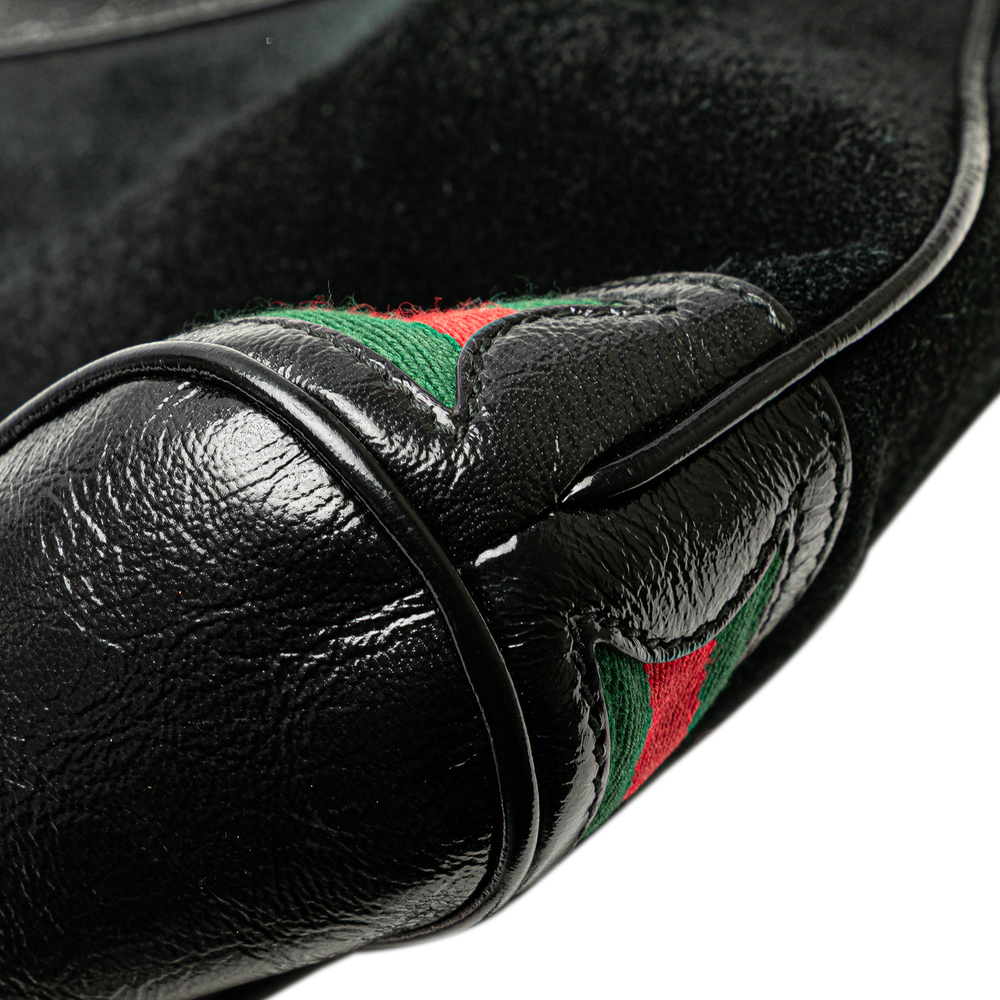 Pre-Loved Gucci Small Suede Ophidia Bucket - Picture 8 of 12